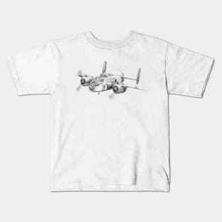 B-25 Bomber Kids T-Shirt